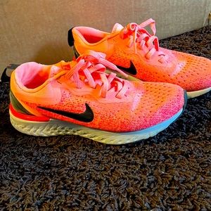 Pink Nike sneakers